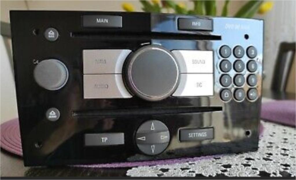 Autoradio DVD 90 NAVI aux In Radio Opel Astra H Zafira B Ori, Enlèvement ou Envoi, Comme neuf