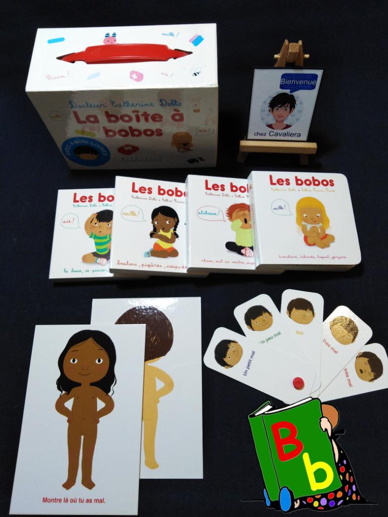 Boîte à bobos - 4 petits livres sur les bobos dans une jolie, Livres, Neuf, Garçon ou Fille, Enlèvement ou Envoi, 4 ans