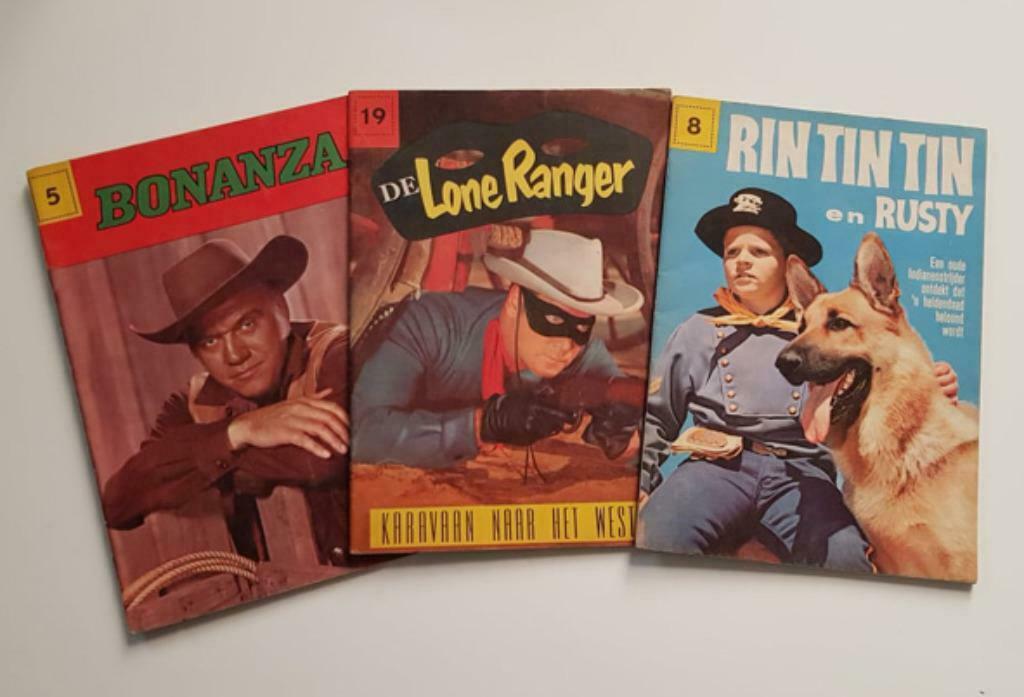 3 oude strips tv-reeks, Meerdere stripboeken, Ophalen of Verzenden, Gelezen
