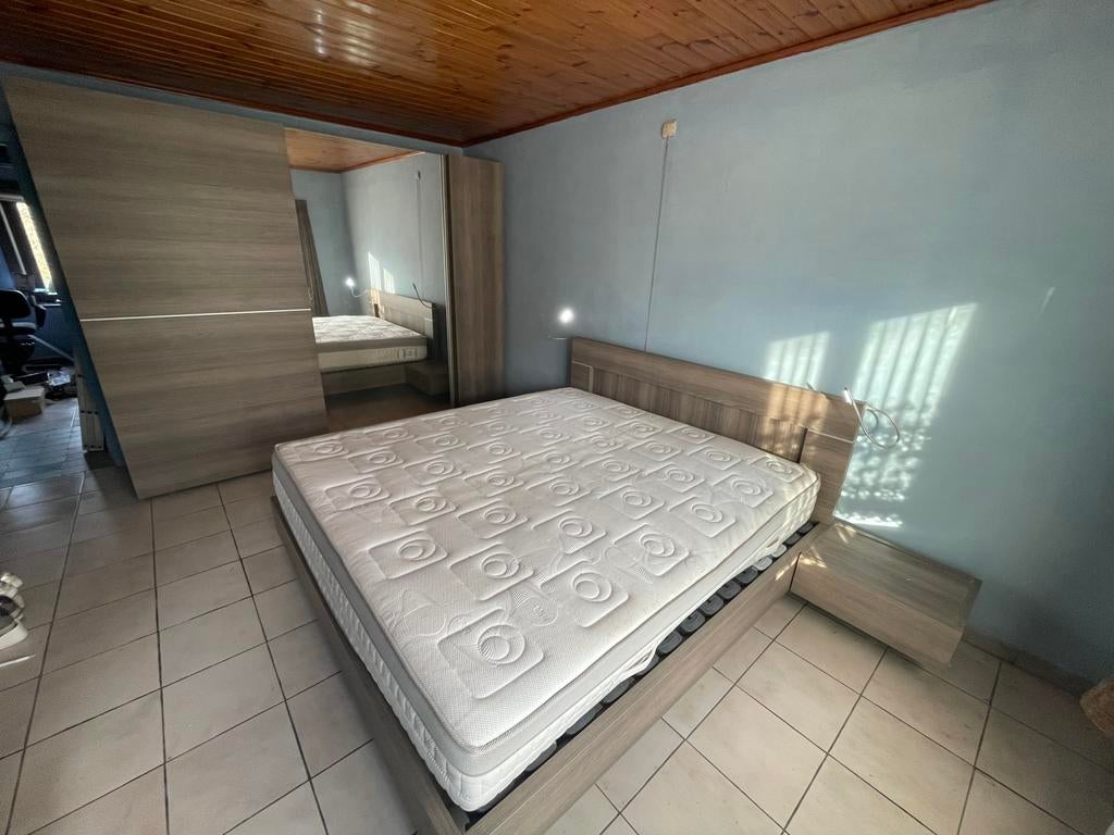 Bed + kleerkast + ladekast, Ophalen, Gebruikt
