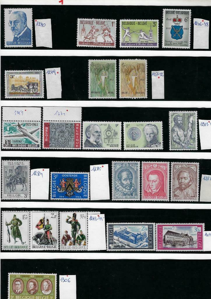 timbres Feuille de collection MNH Belgique, Timbres & Monnaies, Timbres | Europe | Belgique, Sans timbre, Enlèvement ou Envoi