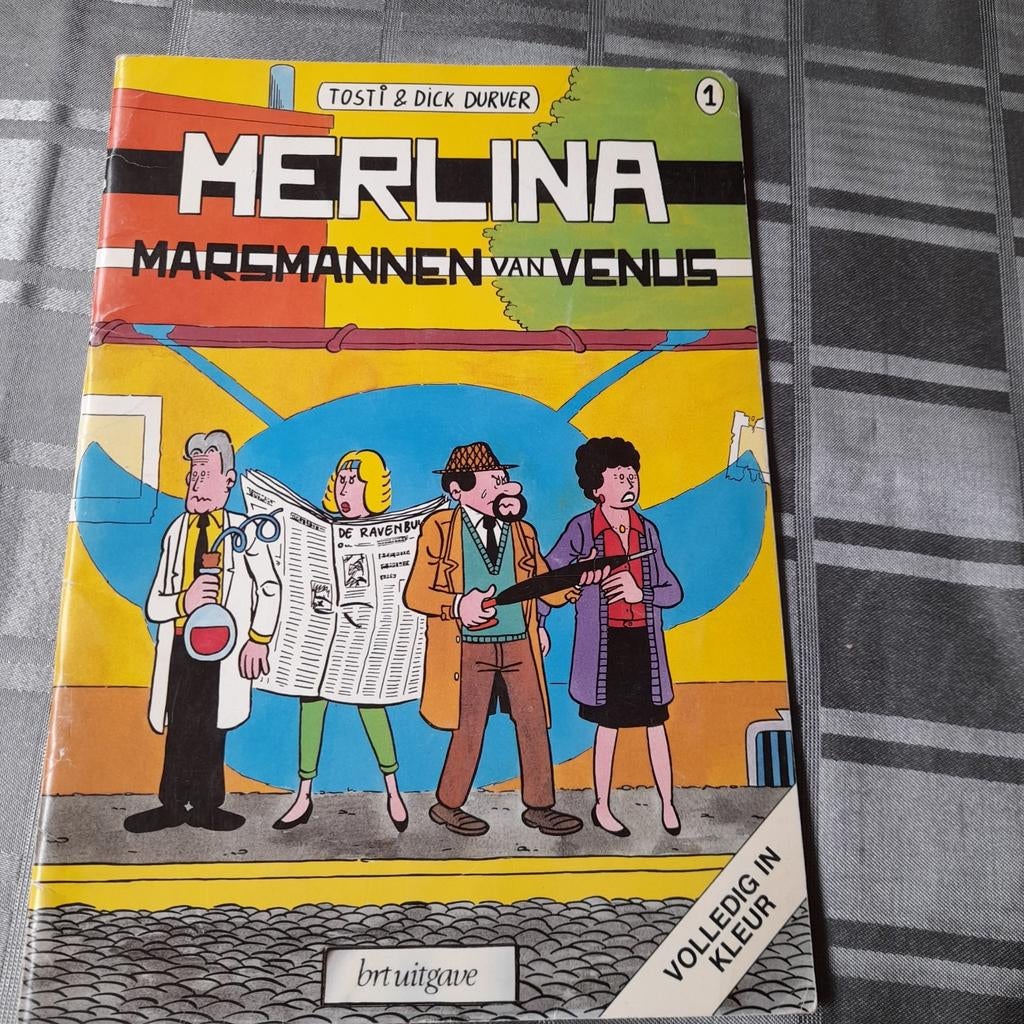 Vintage stripverhaal van de serie Merlina, Ophalen of Verzenden, Gelezen