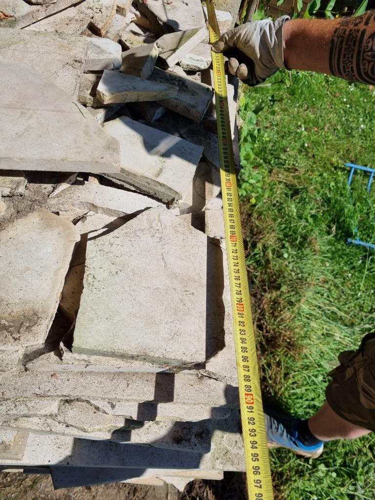 Volledige pallet van Pierre de France 1M³ doos (Beaunotte e), Doe-het-zelf en Bouw, Ophalen, Nieuw, Natuurstenen