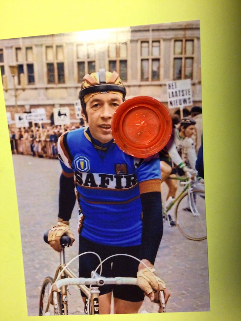 wielerkaart 1980  team safir herman van springel, Verzenden, Zo goed als nieuw
