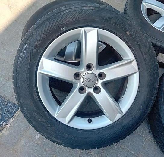 Winterbanden velgen Audi A4 B8 5X112 (-bwj 15)16inch 5mm ❄️, Ophalen, Gebruikt, Audi