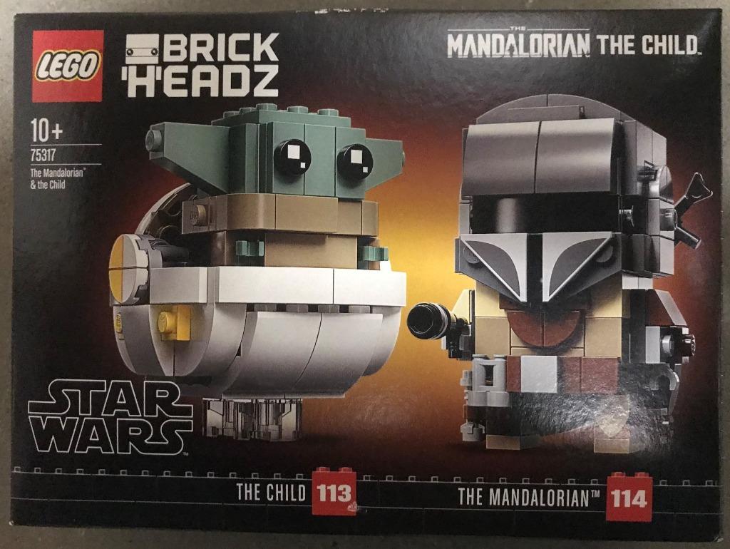 LEGO 75317 Brickheadz The Mandalorian & the Child, Ophalen of Verzenden, Nieuw, Complete set, Lego
