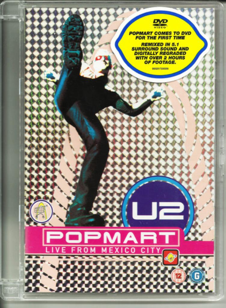 U2 POP MART DVD LIVE VANUIT MEXICO CITY, Cd's en Dvd's, Alle leeftijden, Ophalen of Verzenden, Zo goed als nieuw, Muziek en Concerten