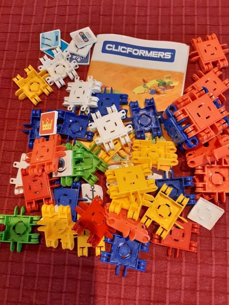 Clicformers 50 stuks, Kinderen en Baby's, Speelgoed | Bouwstenen, Ophalen of Verzenden, Zo goed als nieuw