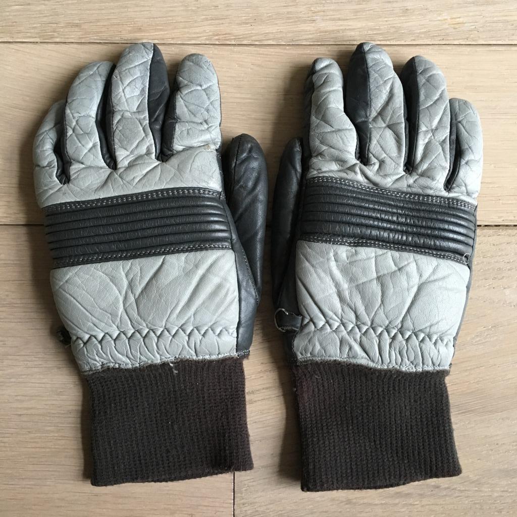 Lederen retro handschoenen, Enlèvement ou Envoi, Porté, Gants