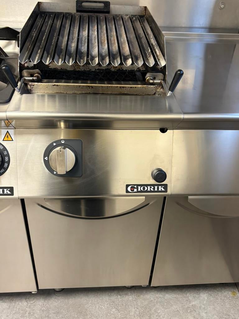 Lavasteengrill giorik, Ophalen, Gebruikt, Fornuis, Frituur en Grillen