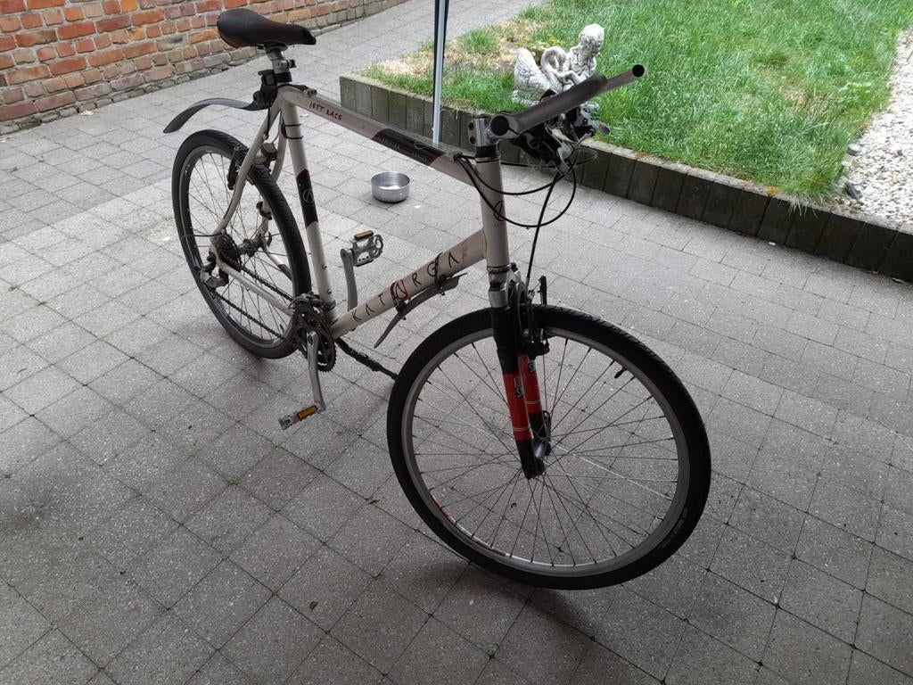 Heren fiets, Fietsen en Brommers, Gebruikt, Versnellingen, 65 cm of meer, Ophalen