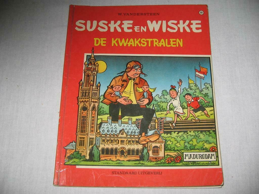 Suske en Wiske nr.99: De kwakstralen - eerste druk, Gelezen, Verzenden, Willy Vandersteen, Eén stripboek
