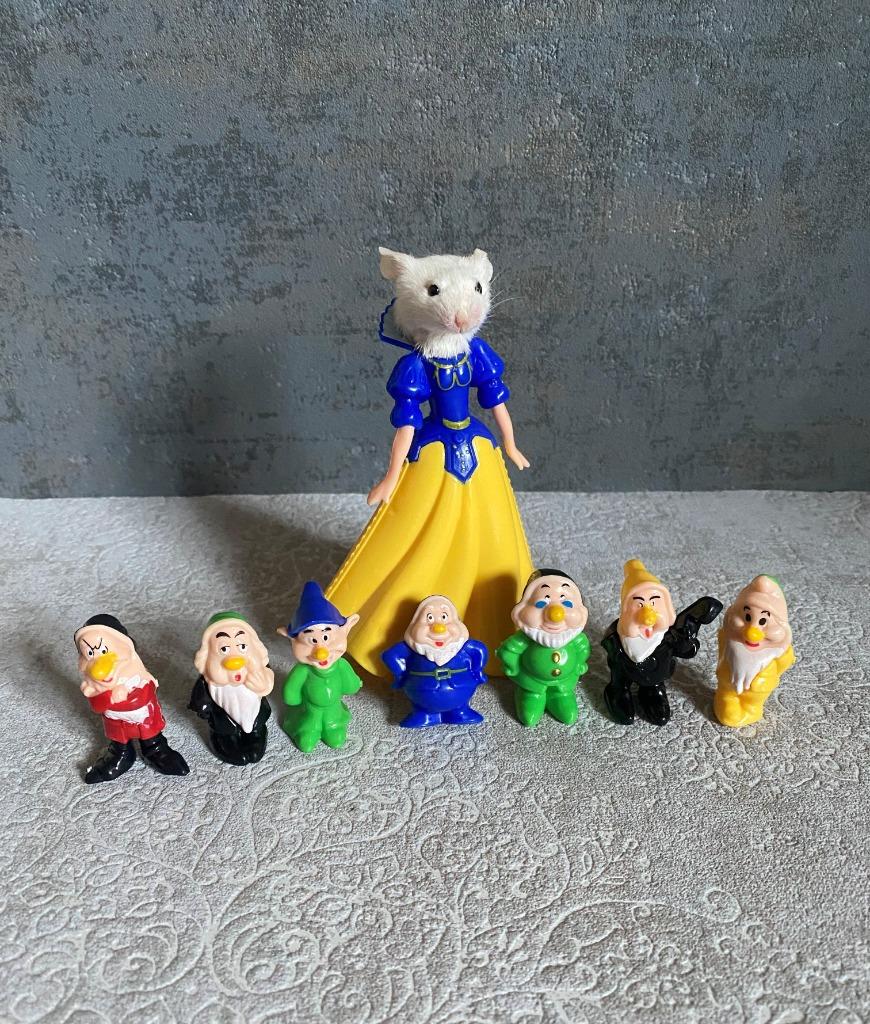 Opgezette muis Sneeuwwitje - taxidermie, Ophalen of Verzenden