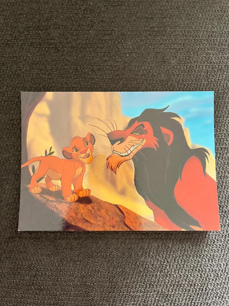 Postkaart The Lion King 'Scar', Verzenden