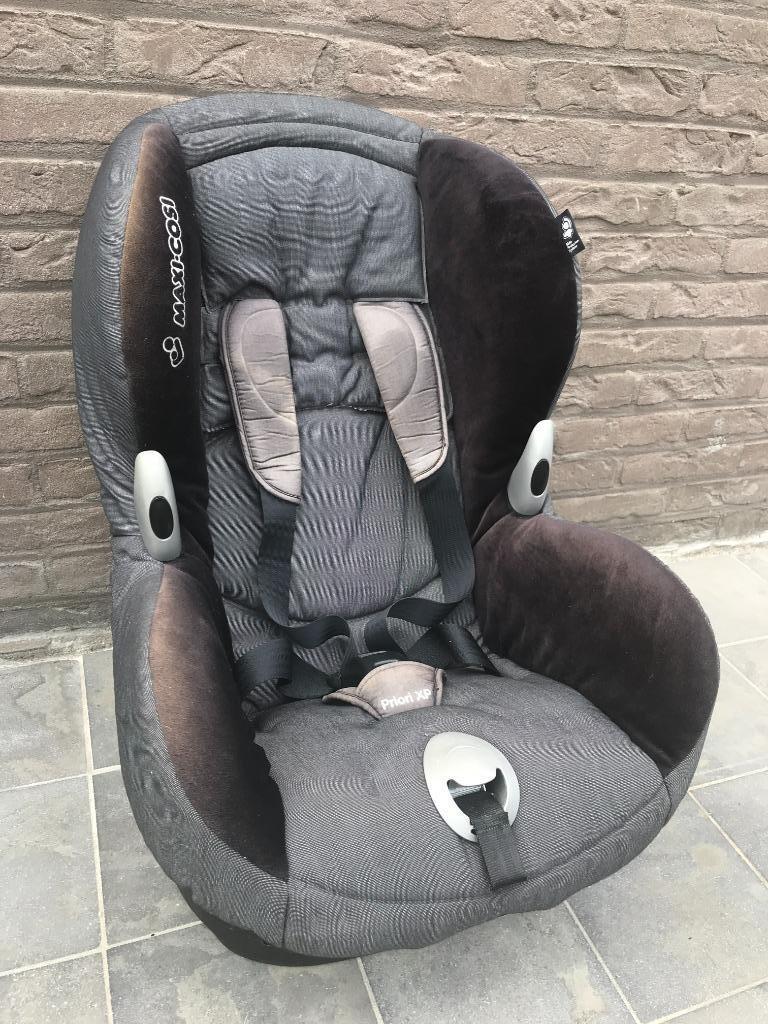 Autostoel priori xp maxi cosi groep 1 black reflexion, Ophalen, Zo goed als nieuw, Maxi-Cosi