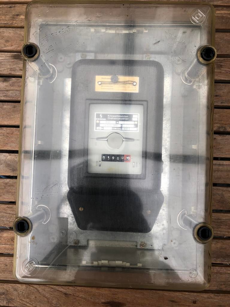 Elektriciiteitsmeter, Enlèvement, Utilisé