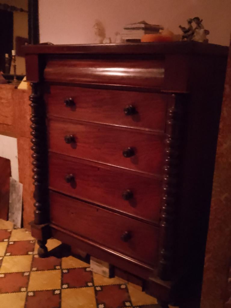 commode Empire en acajou, Enlèvement ou Envoi