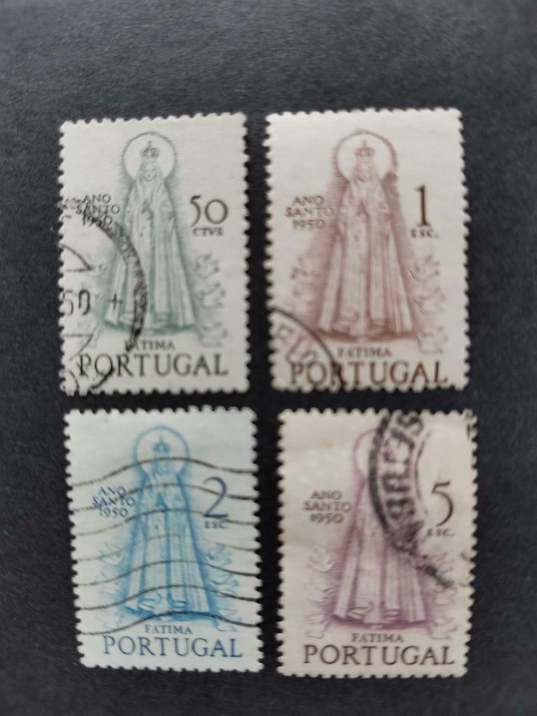 Portugal 1950 - reeks Heilig Jaar, Verzenden, Portugal, Gestempeld