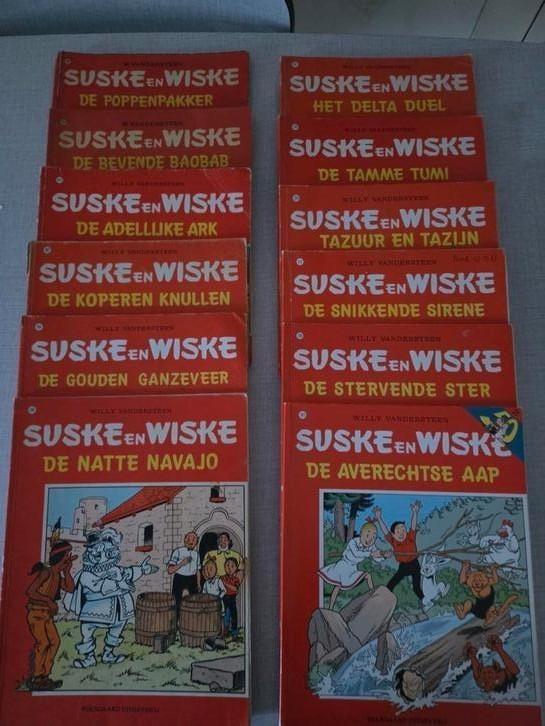 12 x Suske et Wiske, 1ère édition., Plusieurs BD, Enlèvement ou Envoi, Willy Vandersteen, Comme neuf