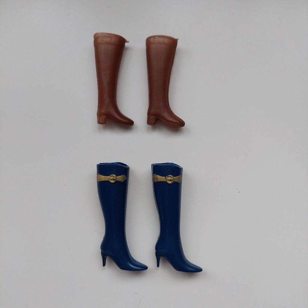 Set van 2 paar Barbie laarzen, Ophalen of Verzenden, Gebruikt, Barbie