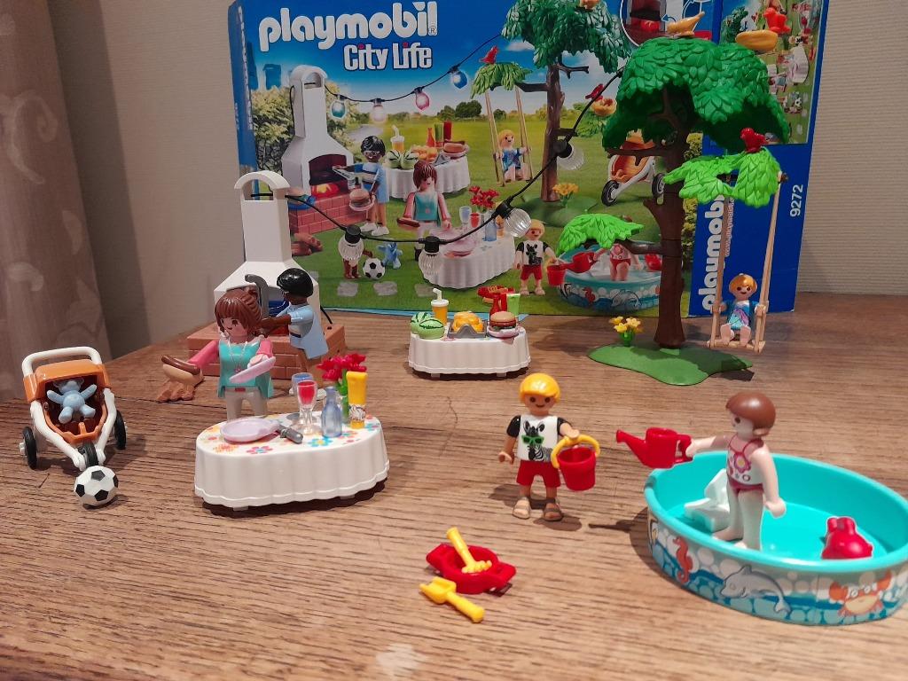Playmobil citylife bbq/barbecue fete, Kinderen en Baby's, Speelgoed | Playmobil, Ophalen, Zo goed als nieuw