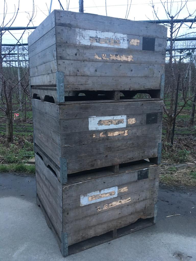 Fruitbakken palloxen palox fruitkist fruitkratten kisten, Ophalen
