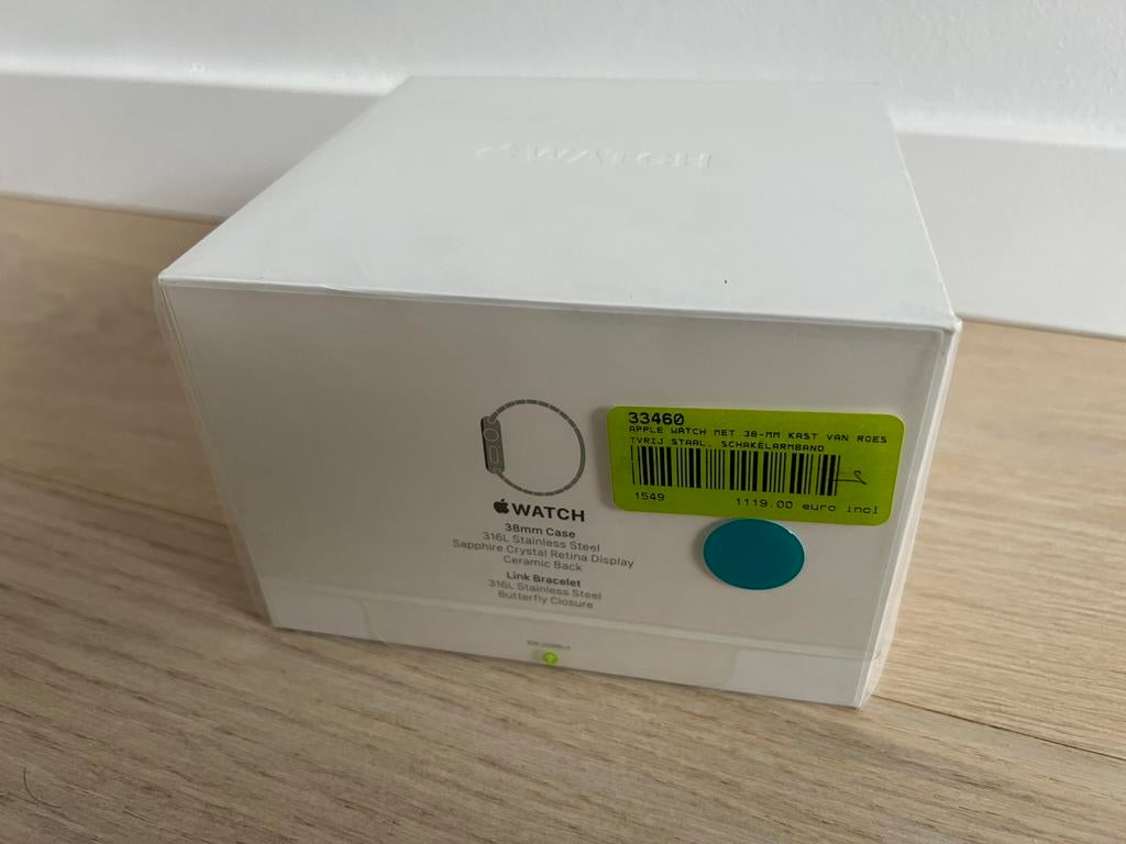 Apple watch series 0 stainless steel armband, Ophalen of Verzenden, Nieuw