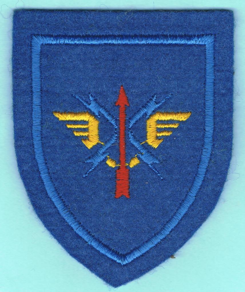 Belgian Air Force Sleeve Insignia ( MS34 ), Ophalen of Verzenden, Luchtmacht, Embleem of Badge