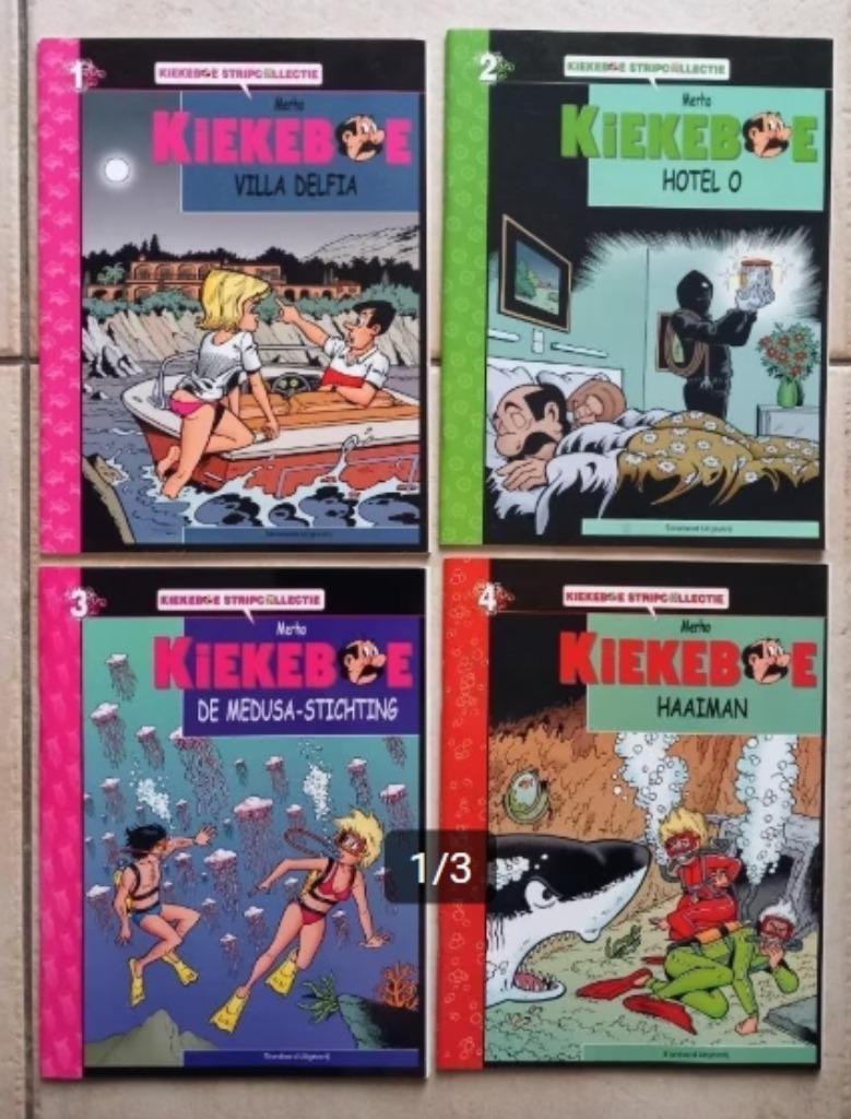 9 x Kiekeboe strip, Ophalen of Verzenden, Zo goed als nieuw