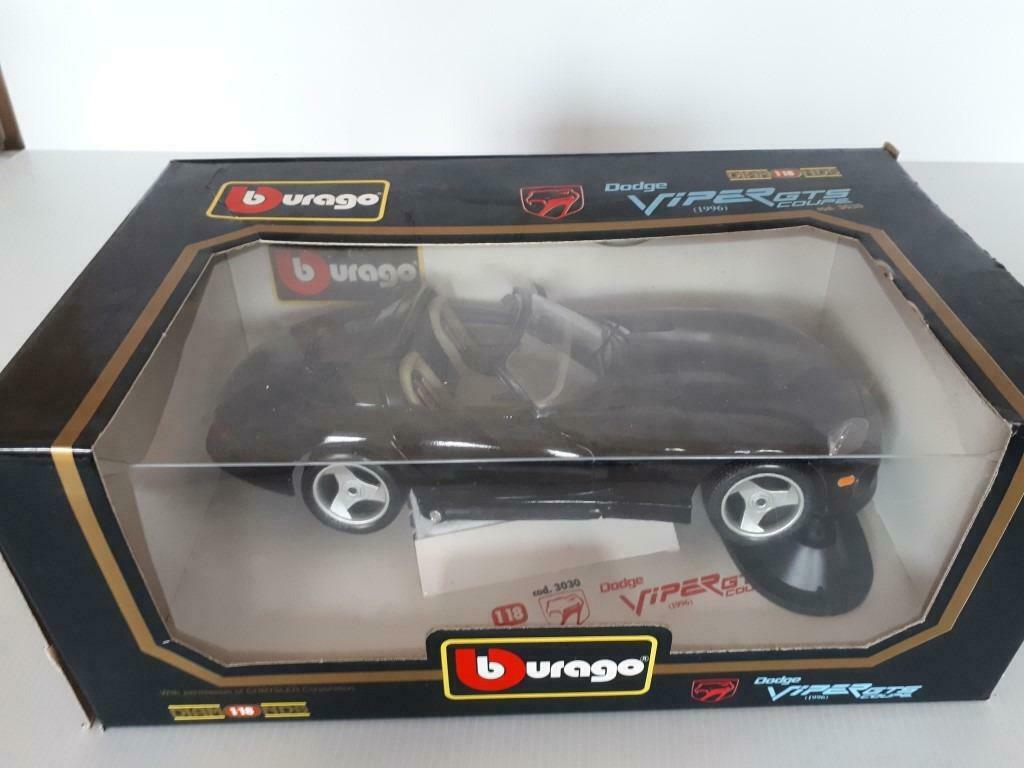 Bburago Dodge Viper 1/18, Ophalen of Verzenden, Zo goed als nieuw, Auto, Burago