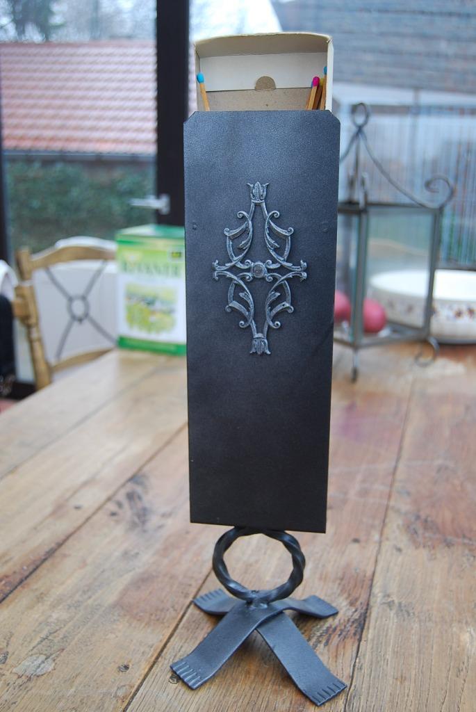 grote luciferhouder voor open haard of BBQ, Antiek en Kunst, Ophalen of Verzenden