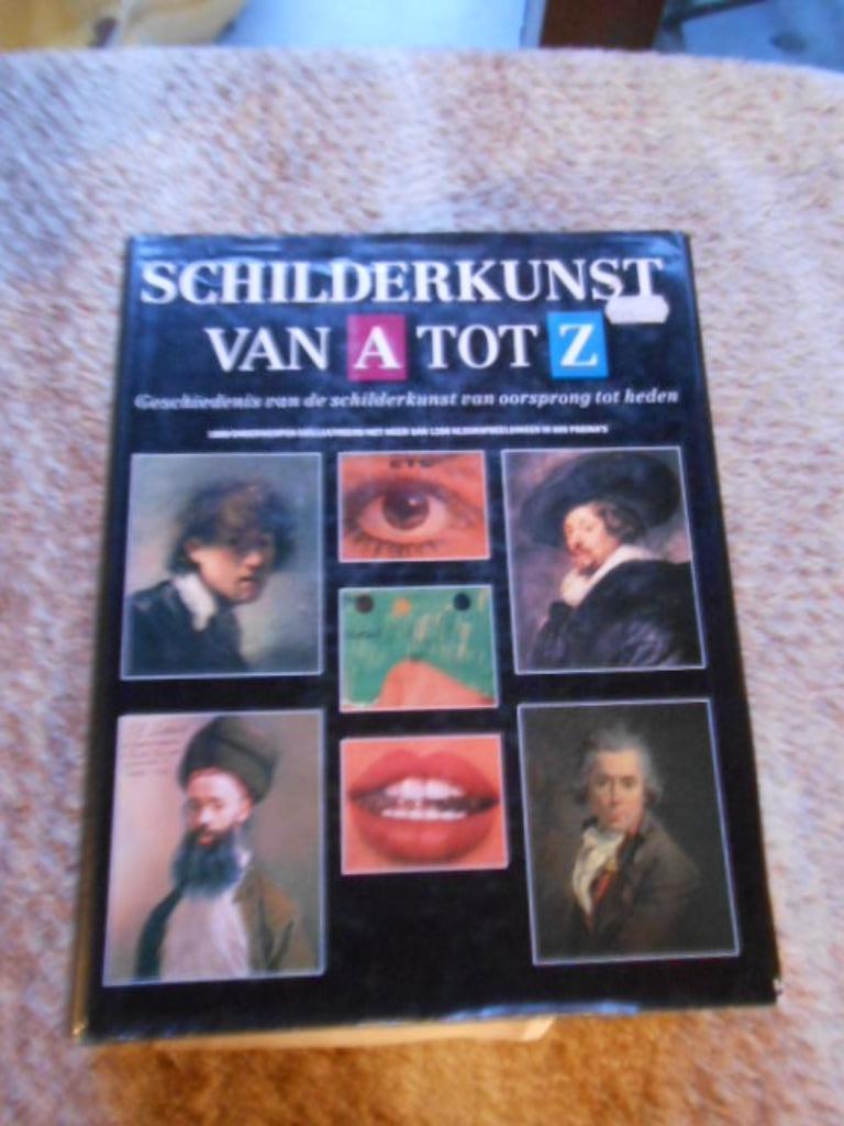 boek schilderkunst van A tot Z (beschadigd), Boeken, Ophalen of Verzenden, Gelezen, Schilder- en Tekenkunst