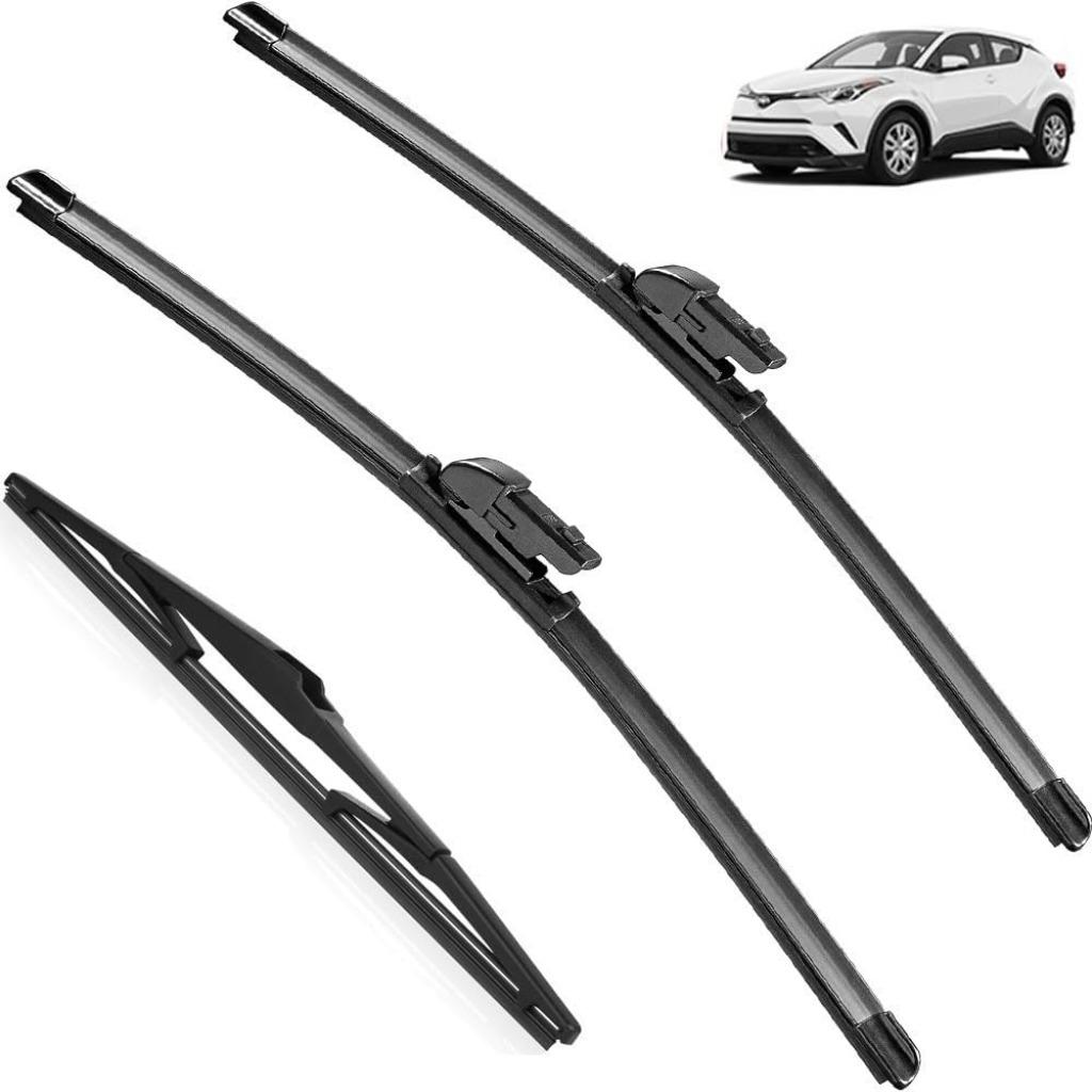 3 balais d'essuie-glace avant arrière Toyota C-HR 2016-2023, Autos : Pièces & Accessoires, Enlèvement ou Envoi, Neuf, Toyota