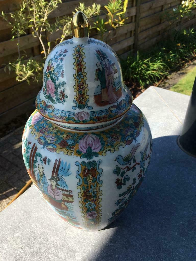 Chinese vaas, Ophalen, Gebruikt, Overige kleuren, Aardewerk of Porselein