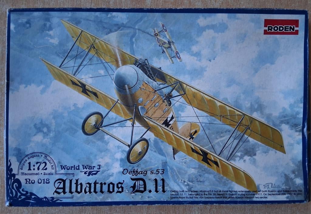 Albatros D.11, Roden 1/72, Neuf, Autres marques, Enlèvement ou Envoi, 1:72 à 1:144