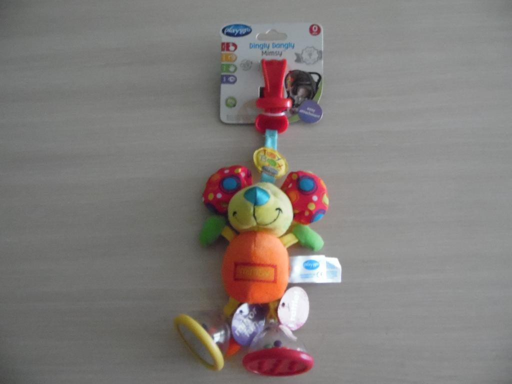 NIEUW PLAYGRO KINDERWAGENHAAKSPEELGOED, Ophalen of Verzenden, Nieuw, Rammelaar, Met geluid