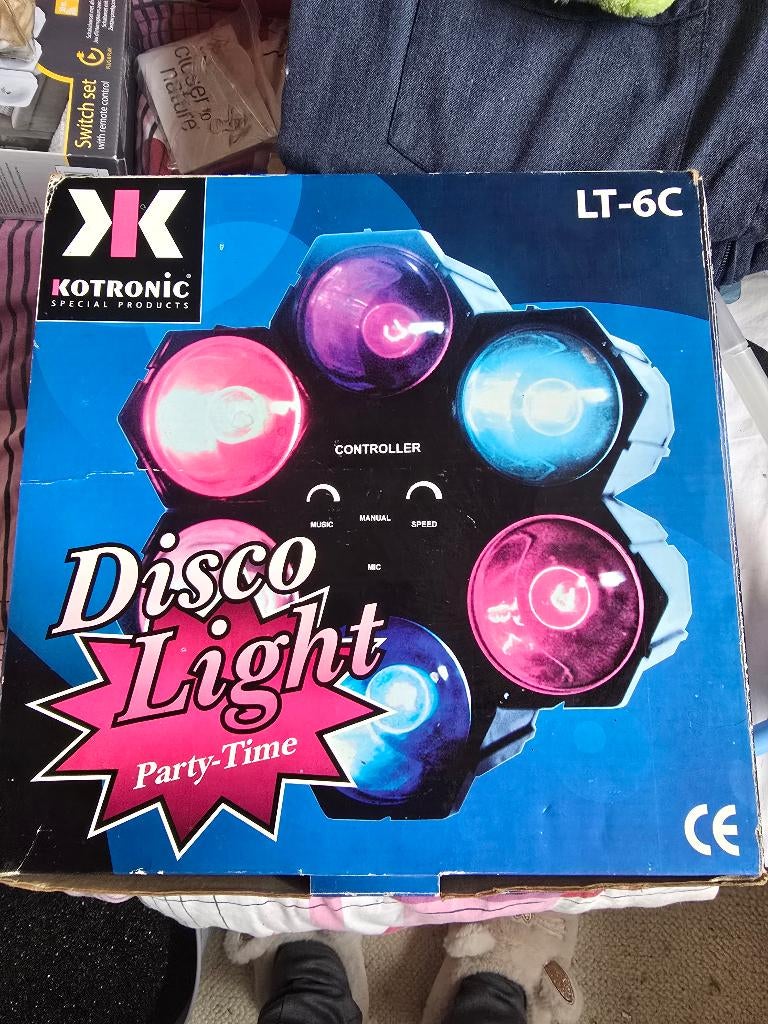Disco light, Muziek en Instrumenten, Ophalen, Zo goed als nieuw, Licht, Geluidgestuurd