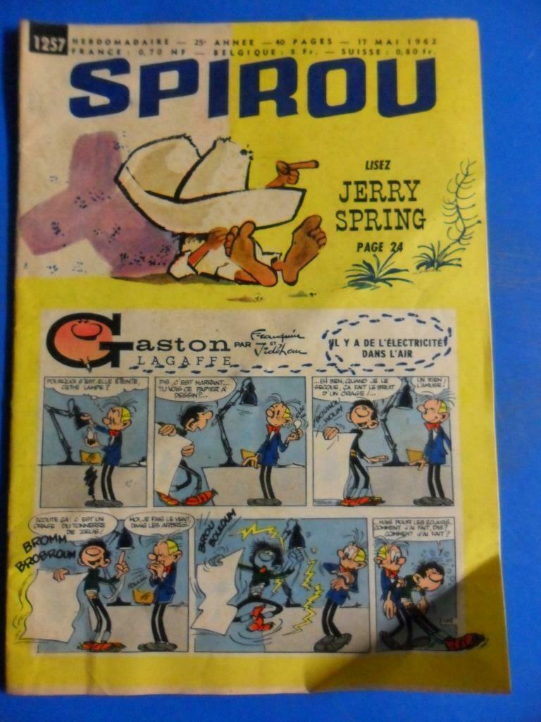 Spirou Hebdomadaire - 17 Mai 1962, Une BD, Enlèvement ou Envoi, Utilisé