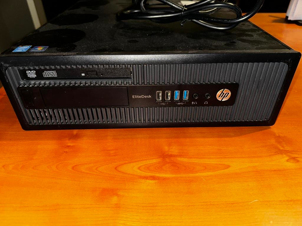 HP EliteDesk 800 G1 SFF 465Gb SSD 16Gb RAM, Ophalen, Zo goed als nieuw, HP, SSD