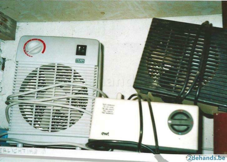 ventilor - verwarming - radiator, Elektronische apparatuur, Ophalen of Verzenden, Gebruikt, Verwarmen, Staande ventilator