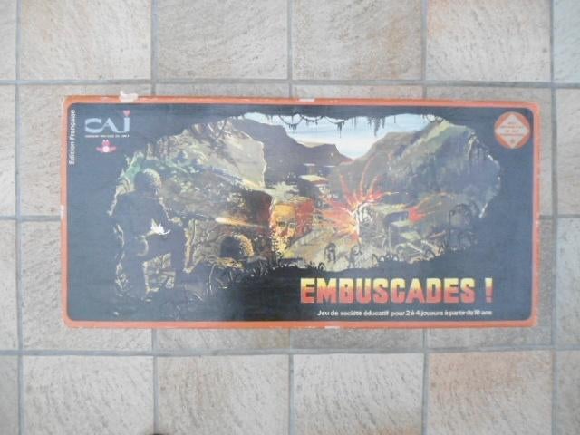 Embuscades! Vintage spel van Efka Toys! 1973 volledig, 1 ou 2 joueurs, Enlèvement ou Envoi, Utilisé