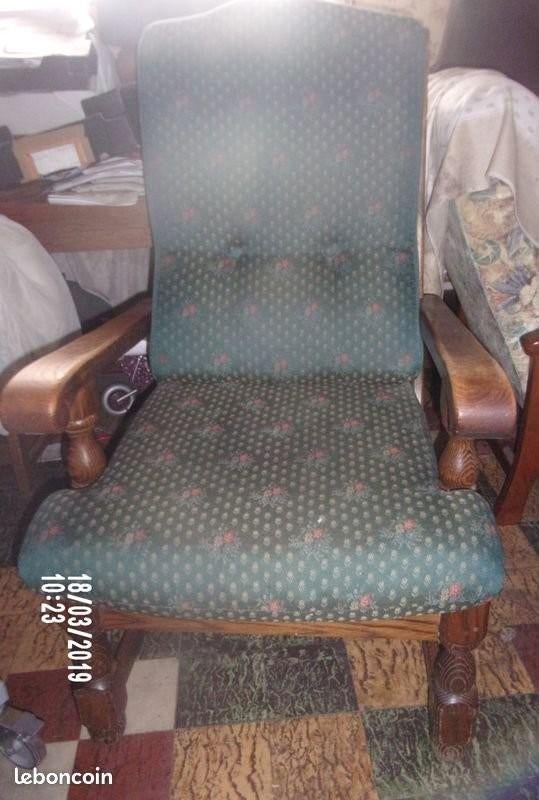antieke fauteuil in Voltaire-stijl, Ophalen