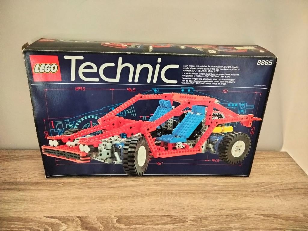 Lego testcar uit 1988  (8865), Ophalen of Verzenden, Zo goed als nieuw, Lego