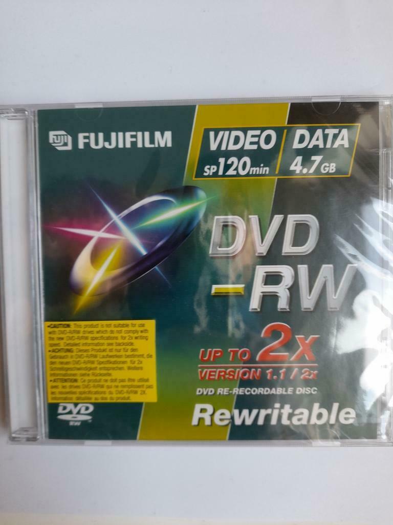 FUJIFILM 4,7 GB herplaatsbare dvd-rw, Computers en Software, Beschrijfbare discs, Herschrijfbaar, FUJIFILM, Nieuw, Ophalen of Verzenden