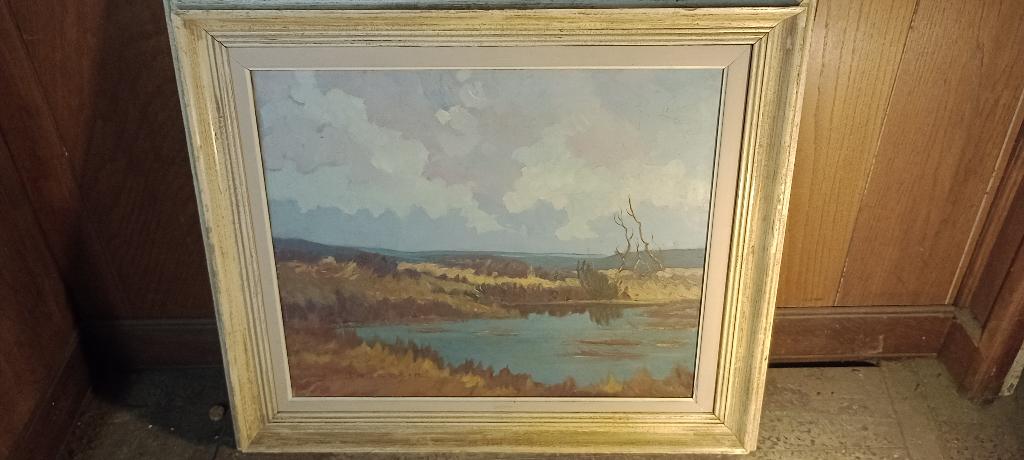 Peinture sur toile signée Jean Mathieu JAMSIN, n646, Enlèvement, Impressionniste, Paysage, Toile