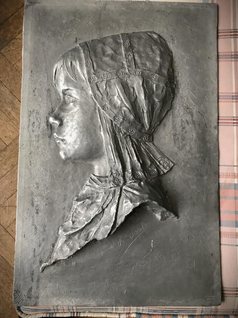 plaque en étain, Enlèvement
