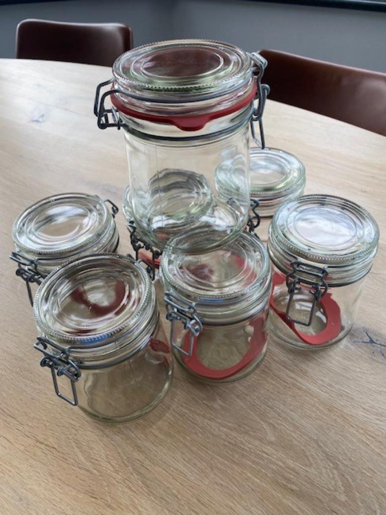 Glazen bokaal / Weckpot (12 stuks), Enlèvement, Neuf