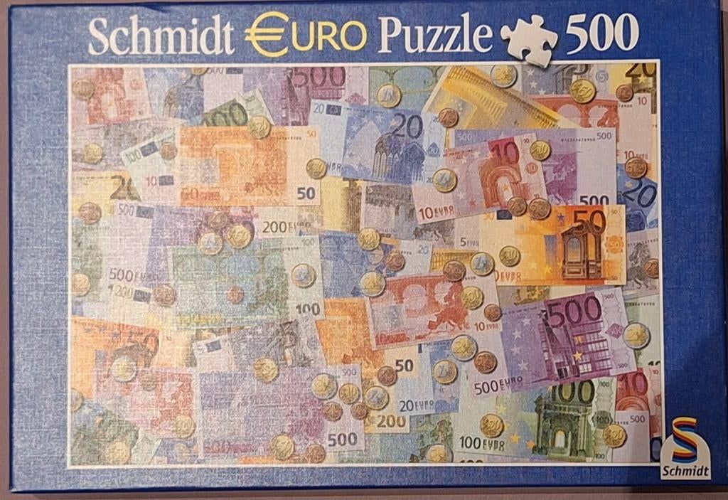 Schmidt Puzzel Euro 500 stukjes, Enlèvement ou Envoi, Comme neuf