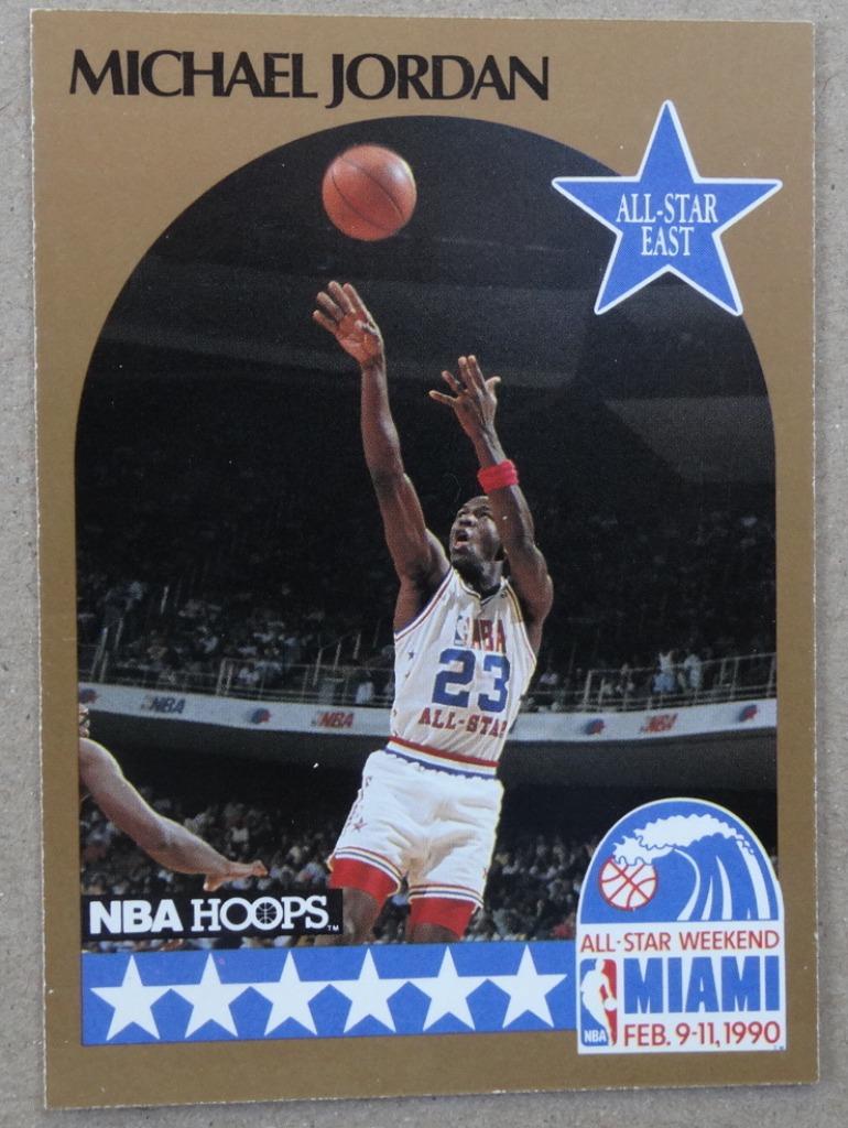 90/91 Hoops All Star Michael Jordan #5 (bordure dorée), Envoi, Neuf, Autres types