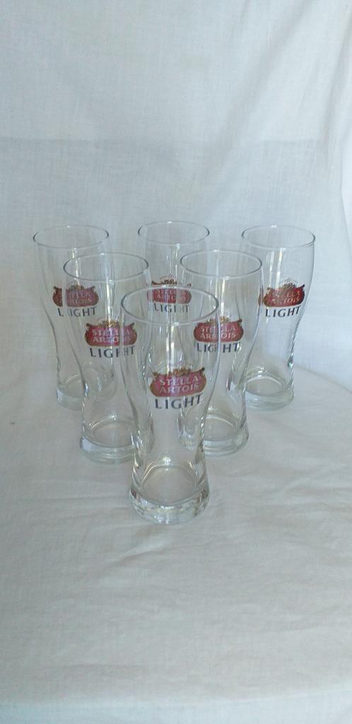Verre stella Artois light ( 6 ), Enlèvement ou Envoi, Comme neuf